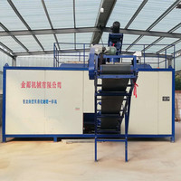 Machine de fabrication de compost automatique de haute qualité pour engrais organiques, à faible encombrement et fermentation stable, en promotion