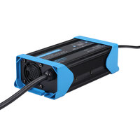 Chargeur de batterie intelligent au lithium-fer 5A 10A 15A 20A 25A 30A 12V 24V pour batteries AGM Gel Plomb-acide 100-240V, chargeur portable pour station d'alimentation