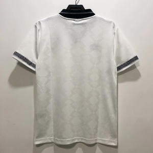 <span class=keywords><strong>Camiseta</strong></span> Retro <span class=keywords><strong>de</strong></span> Fútbol <span class=keywords><strong>de</strong></span> la Selección <span class=keywords><strong>de</strong></span> Inglaterra Temporada 1990 con Cuello, Uniforme <span class=keywords><strong>de</strong></span> Fútbol Blanco - Product Image 2