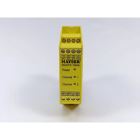 Module de contrôle de sécurité MAYSER SGEFS1044L 240V DC, relais de protection de machine, détection 4,5 mm, temps de réponse 15 ms, IP2X, Allemagne