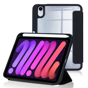 Funda Origami para <span class=keywords><strong>iPad</strong></span> <span class=keywords><strong>Mini</strong></span> 7 con Parte Trasera Transparente HD y Soporte para Lápiz, Protección Total - Product Image 3