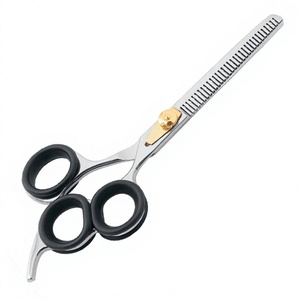 Tijeras de Adelgazamiento de 3 Dedos FA Najmmy, Acero Inoxidable, Parcialmente Dentadas, Mango de Agarre Suave, Tijeras de Peluquería Profesional - Product Image 3