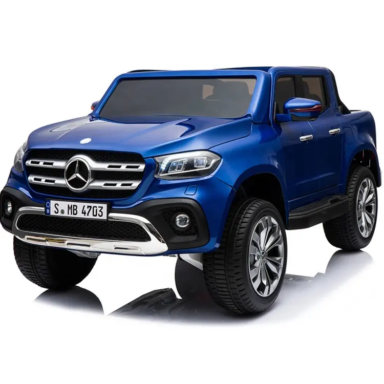 Benz X Class 4X4แบตเตอรี่ที่ได้รับอนุญาต2ที่นั่ง12V 4WD รีโมทคอนโทรลนั่งบนรถของเล่นสำหรับเด็กที่มี MP3รถเด็กไฟฟ้า