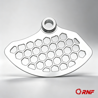 Protection de disque de frein avant compatible avec la moto tout-terrain électrique Sur-Ron Light Bee X, ensemble de pièces durables en aluminium CNC alvéolé
