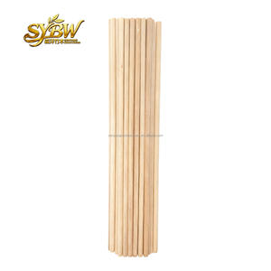 أعواد خشبية مستقيمة عالية الدقة مصنوعة من خشب البتولا الطبيعي | 4.8*305 مم |   الطول 12 بوصة | مثالي للأثاث ومشاريع الأعمال اليدوية والحرف | - Product Image 1