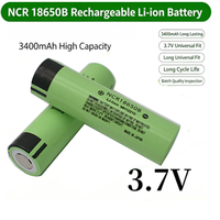 Baterai Lithium Ion HYL INR18650 18650 Baru 3.7V 3400mAh, Sel Isi Ulang Berkualitas Tinggi untuk Senter, Perangkat Elektronik