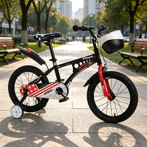 Vélo <span class=keywords><strong>VTT</strong></span> Enfant <span class=keywords><strong>16</strong></span> <span class=keywords><strong>Pouces</strong></span> Marque Mtbgo Chine pour Garçons avec Roues Stabilisatrices Monovitesse Cadre Acier Vente en Gros Usine - Product Image 4
