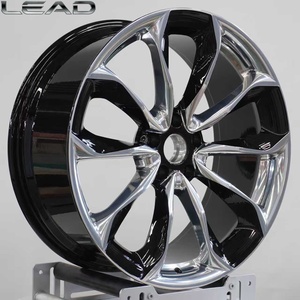 Rines <span class=keywords><strong>LEAD</strong></span> de Aleación Forjada de 16-24 Pulgadas con Acabado Negro Pulido para SUV, Compatibles con Toyota, <span class=keywords><strong>Honda</strong></span>, Nissan - Product Image 2