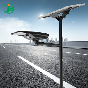 2025 LEDソーラーパネル街路灯,リチウム電池付き40w-80w屋外ポール付き - Product Image 1