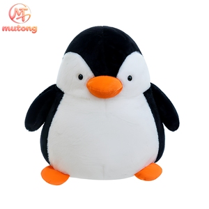 Peluche de Pingüino Redondo y Suave al por Mayor, Juguete de Peluche de Pingüino Blanco y Negro Kawaii, Decoración del Hogar, Regalo de Cumpleaños para Niños - Product Image 1