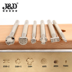 JINDIAO Da Khắc Mô Hình Cá Công Cụ In Ấn Thiết Lập 6 Bộ Công Cụ Da Thiết Lập Thủ Công Da Sản Xuất Nghệ Thuật Rau Tann - Product Image 4