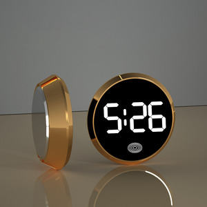 Horloge numérique lumineuse pour voiture, mini horloge à quartz étanche à clipser sur grille d'aération, accessoire de style pour voiture - Product Image 2