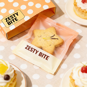 Custom Printed Design Logo Food Grade Baking Packaging <strong>Bread</strong> <strong>Bag</strong> Laminated Plastic Small Clear Heat Sealing Plastic Cookie <strong>Bag</strong> - Product Image 5