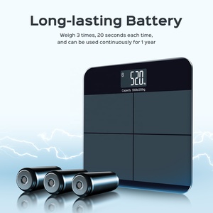 Welland 250kg Digitale Körperwaage Vollkörper-Wiegevorrichtung Badezimmerwaage - Product Image 2