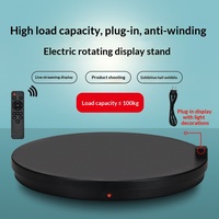 Support d'affichage rotatif de 62 cm avec télécommande et prise, idéal pour les appareils électroniques et les décorations de Noël, base de prise de vue à 360°
