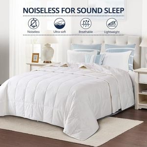 Edredón Ultraligero para las Cuatro Estaciones, Relleno de <span class=keywords><strong>Plumas</strong></span> de Pato, Edredón Acolchado para <span class=keywords><strong>Cama</strong></span> - Product Image 6