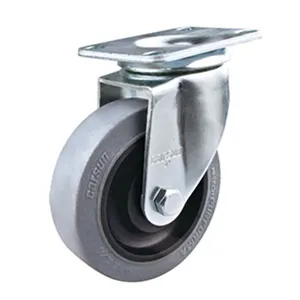 TPR Caster Wheels Universal Antistatic Stainless Steel Medium Duty 3"4"5"6" Zinc Plated Or OEM Customizable Caster