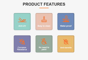 Plate-forme composite solide, imperméable et antidérapante en bois et plastique pour jardin, patio, piscine WPC - Product Image 4