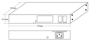 Switch PoE géré avec 8 ports RJ45 10/100/1000/2500M et 4 ports SFP+ Fibre Uplink 1/10G - Product Image 1