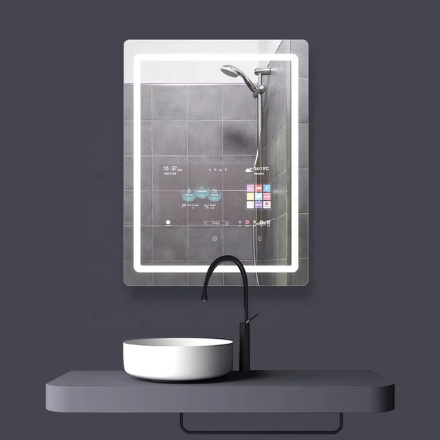 21.5 Inch AI Touch Smart Magic Mirror TV Android Interactive Capacitive Touch Screen Wall Mount Smart Mirror With Voice Control