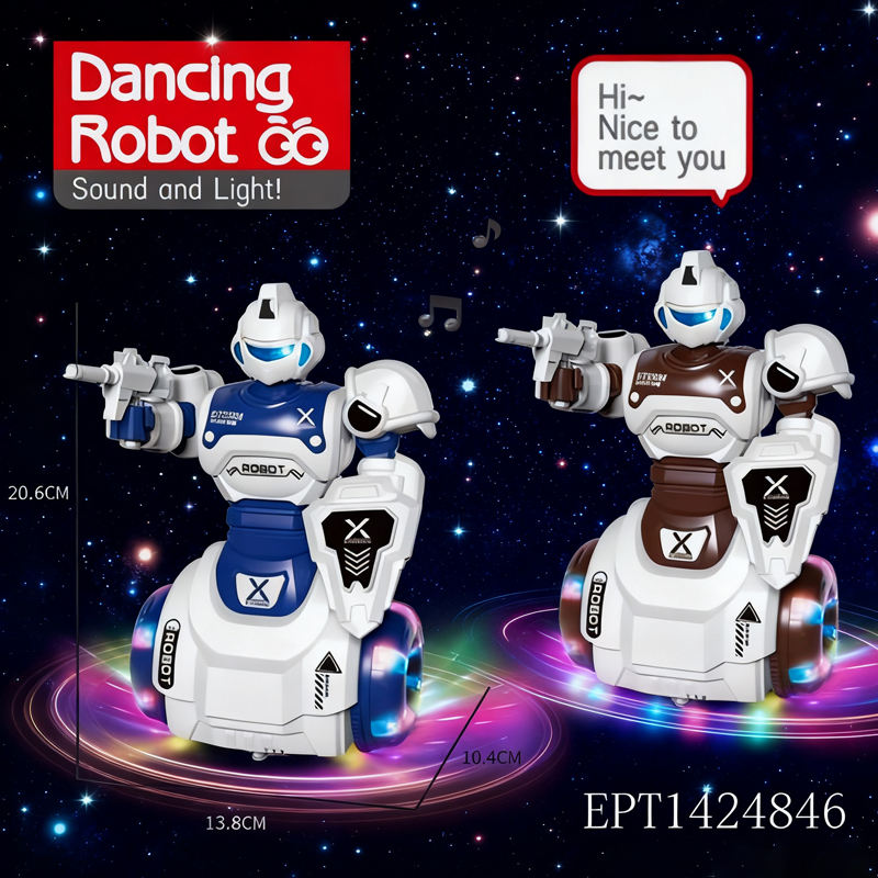 EPT1424846- Omnidirectional Robot w/ Lights & Music(60pcs/ctn)