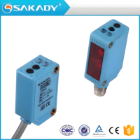 Capteur photoélectrique SAKADY série GL25 NPN PNP 12-24V CC 3 fils 200Hz IP65, type enfichable, réflexion miroir, garantie 1 an, livraison rapide