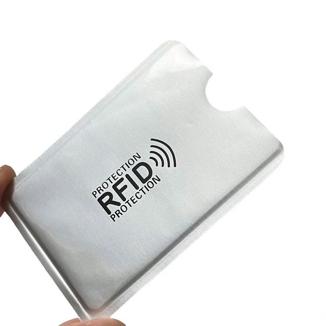 Anti Theft RFID Blocking Card Sleeve Credit Card Protector RFID Card ID Sleeve Protector Blocking Safety