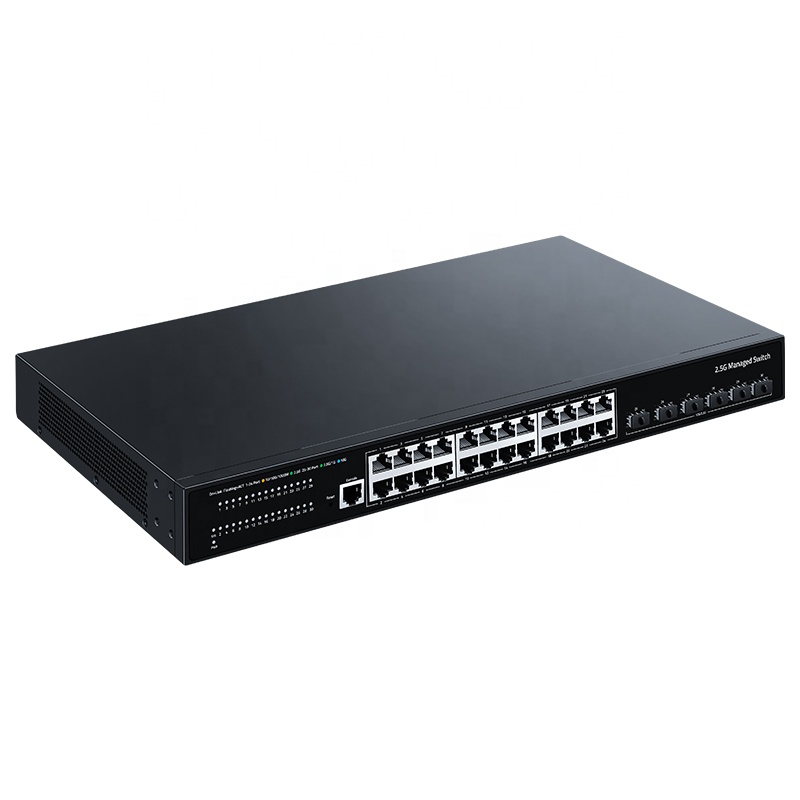 HORACO ZX-SWTG3624AS - 24-Port 2.5gbe Managed Network Switch