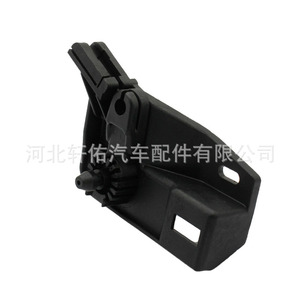 Volkswagen Engine Hood Handle Base <b>Bracket</b> 1TD823633 <b>Black</b> PP 100x43mm For Caddy Touran Jetta - Product Image 3