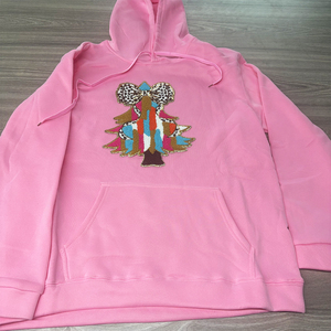 Parches de lentejuelas brillantes de árbol de Navidad grande al por mayor parches de chenilla personalizados bordados occidentales para ropa - Product Image 4