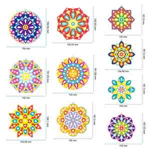 Etiquetas y Marcapáginas DIY para Manualidades de Cumpleaños, Recompensas Familiares y Escolares, Adhesivos Láser de Mosaico para Niños Pequeños - Product Image 5