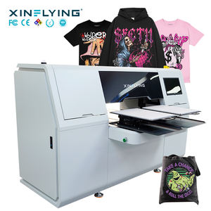 Nouvelle imprimante jet d'encre DTG automatique à deux stations et 4 têtes pour l'impression directe sur vêtements - Product Image 1