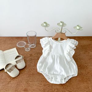 Bianco estate all'ingrosso <span class=keywords><strong>bambino</strong></span> <span class=keywords><strong>bambino</strong></span> <span class=keywords><strong>bambino</strong></span> tutina tutina per ragazze abbigliamento bianco pizzo abbigliamento per bambini boutique di abbigliamento per bambini 116 - Product Image 2