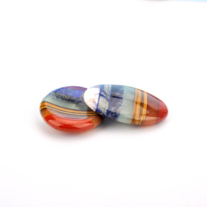 <span class=keywords><strong>Pierre</strong></span> de massage pour le pouce en améthyste sculptée colorée, naturelle, anti-stress et anti-angoisse, directement de l'usine - Product Image 2