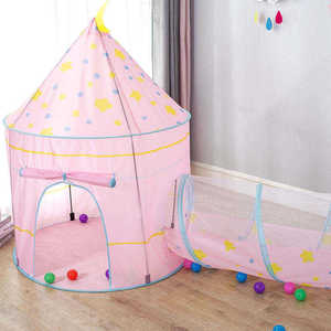 بيع المصنع مباشرة ستار باتن الاطفال خيمة Teepee الأميرة اللعب مع نفق للأطفال - Product Image 5