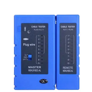 Dual Power Supply PoE Live RJ45 RJ12 RJ11 Pocket Ethernet Network Cable Tester Telephone Line Mapping Diagnoser