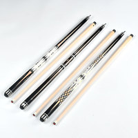 Queue de billard professionnelle en bois d'érable avec embout de 13 mm, joint en alliage d'aluminium 3/4, longueur de 1450 mm pour le billard