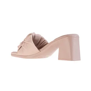 ODM OEM nuovi stili 2024 Aopiya all'ingrosso scarpe morbide in pelle sintetica da donna sandali con tacco aperto a punta