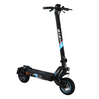Trottinette électrique tout-terrain pliable X02 1000W*2 48V à double moteur brushless en alliage d'aluminium, roues de 10 pouces, étanche IPX5, batterie 18Ah