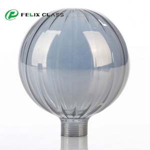 Suspension LED d'intérieur en verre borosilicate 3.3 haute résistance, avec abat-jour givré coloré sur mesure, fabrication OEM pour la décoration intérieure - Product Image 2