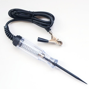 Luz <span class=keywords><strong>de</strong></span> prueba especial para mecánicos <span class=keywords><strong>de</strong></span> automóviles, 6/12/24V CC, pinza <span class=keywords><strong>de</strong></span> cocodrilo, sonda <span class=keywords><strong>de</strong></span> perforación afilada, probador <span class=keywords><strong>de</strong></span> cuerpo transparente - Product Image 1