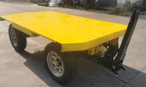 Remolque de Plataforma Plana para Transporte de Equipaje con Barra Elevadora Hidráulica Automática - Product Image 4