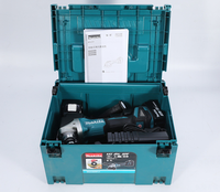 Kit de meuleuse d'angle sans fil Makit DGA406RFJ1 18V LXT sans balais, 100 mm (4 pouces), batterie au lithium, ensemble d'outils de meulage et de découpe