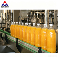 Complete sap productielijn 18000BPH voor appel, sinaasappel en mango sap; inclusief vul- en afvulmachines.