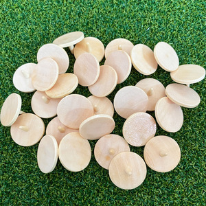 Wooden <b>Golf</b> Ball Markers 25mm Portable Outdoor Use - Product Image 4