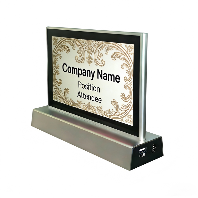 9"/10" Paperless Conference LCD Display System Network Update Data Electronic Table Nameplate for Meeting Rooms Offices Hotels