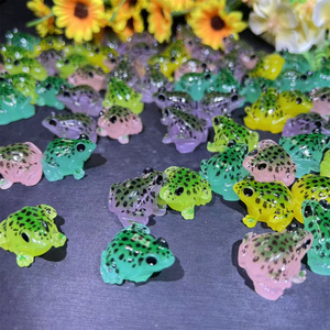 Glow-In-The-Dark <strong>Frog</strong> Micro Landscape Creative Simulation Three-Dimensional Gardening Home Decorations - Product Image 1