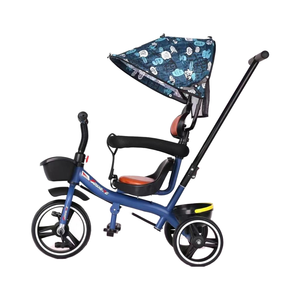 Tricycle Push 3 en 1 pour enfants avec roues en mousse et <span class=keywords><strong>parasol</strong></span> pour enfants de 2 à 4 ans - Product Image 2
