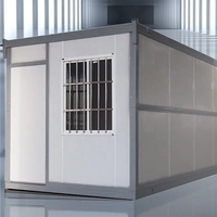 Résistance aux ouragans Bureau personnalisé Projet Département Maison Préfabriqué Pliable Maison Pliante 20 pieds Maison préfabriquée en conteneur