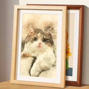 Cornice portafoto rettangolare vuota personalizzata da parete in pannello artificiale da 6 pollici per poster, <span class=keywords><strong>puzzle</strong></span>, certificati - Modello Cina - Product Image 1
